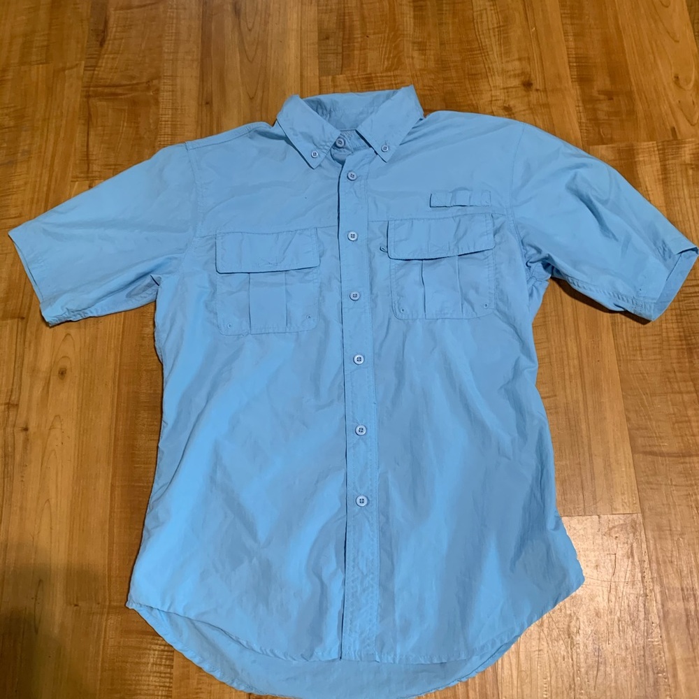 Clearwater Outfitter Vented Button Down T-shirt